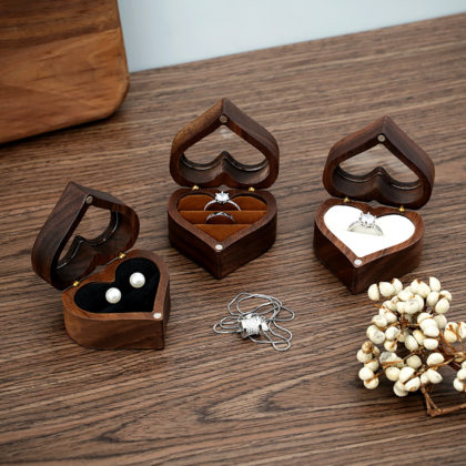 Custom Jewelry Box made of black walnut