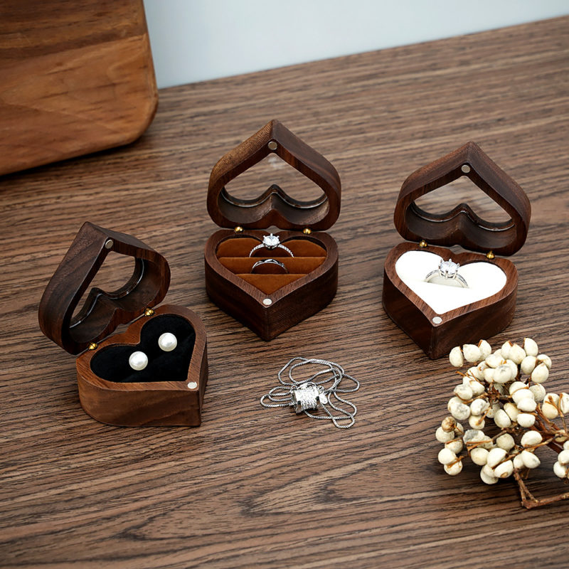 Custom Jewelry Box made of black walnut
