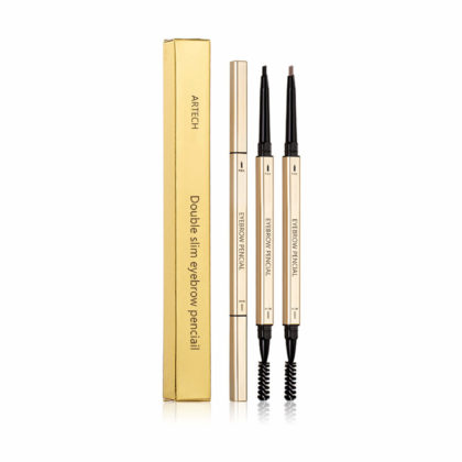 slim eyebrow pencil gold boxes packaging