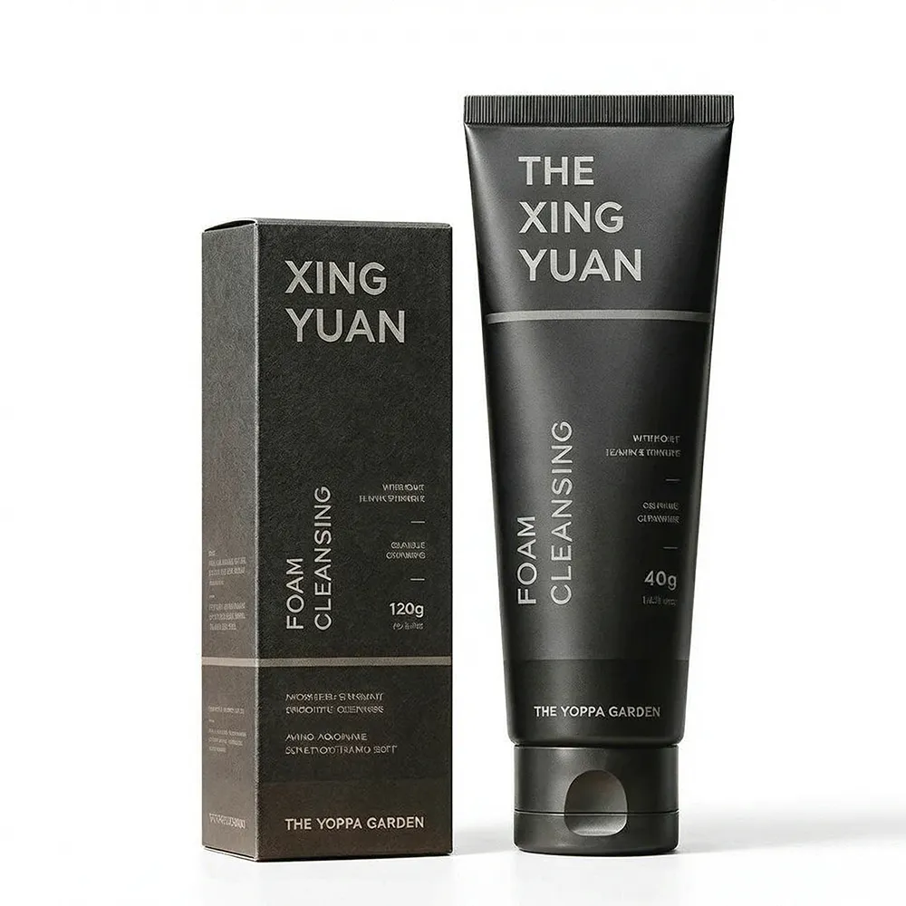 skincare cleanser box packaging